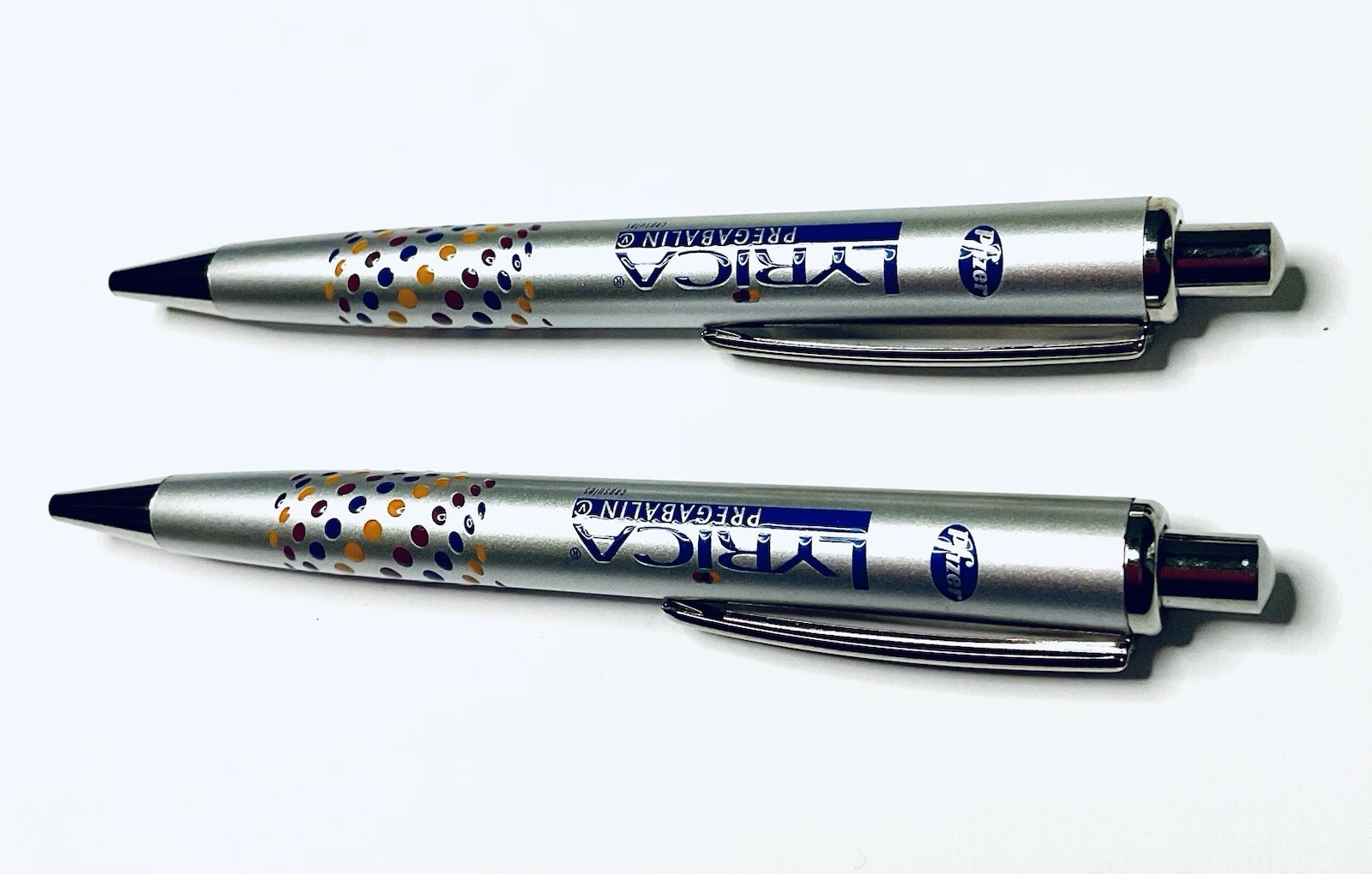LYRICA PHARMACEUTICAL REP PENS (2) RETRACTABLE REFILLABLE