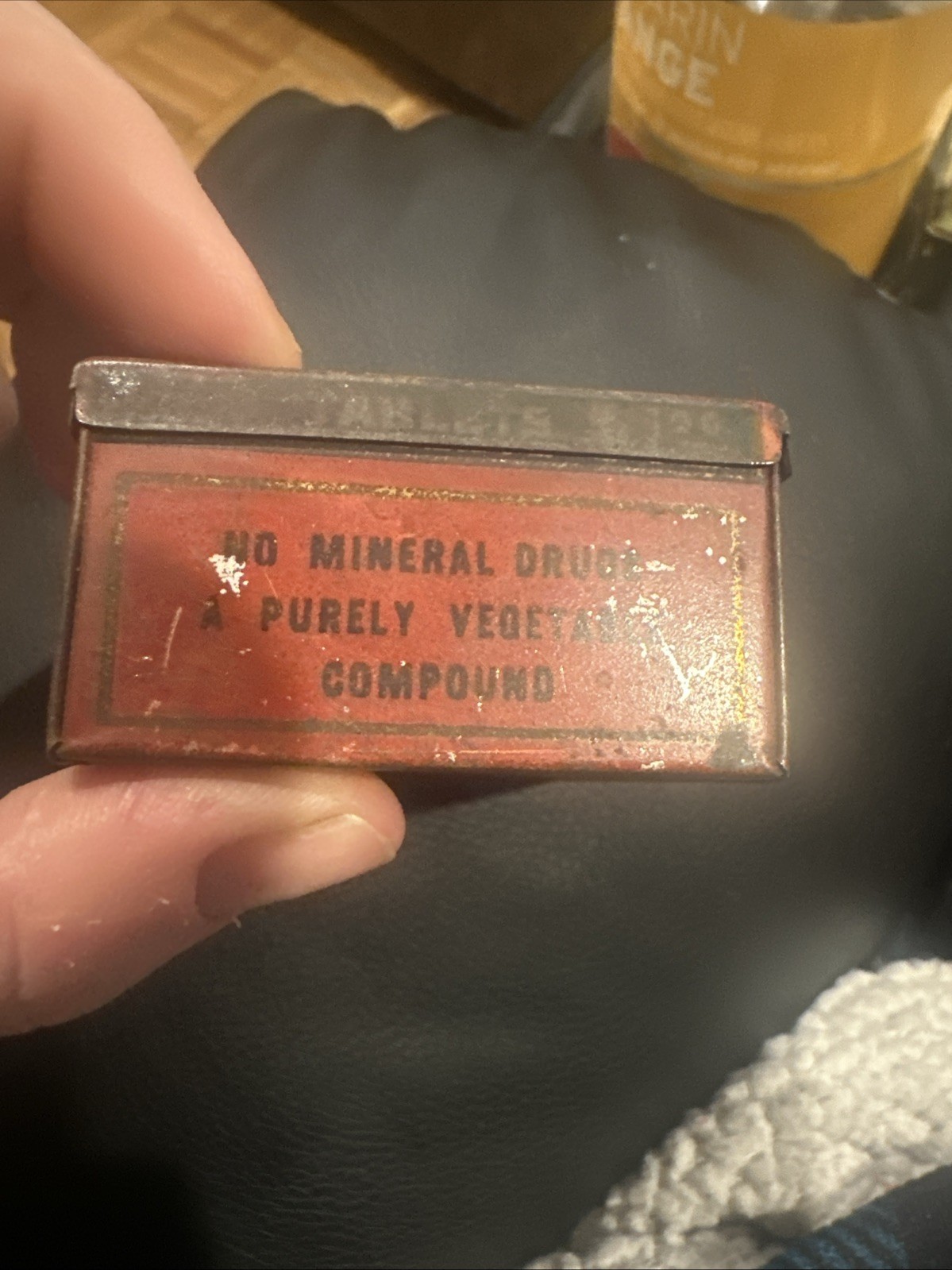 Vintage Herbal Medicine Tin Rival Herb Tablets Montreal Detroit Herbal Remedy
