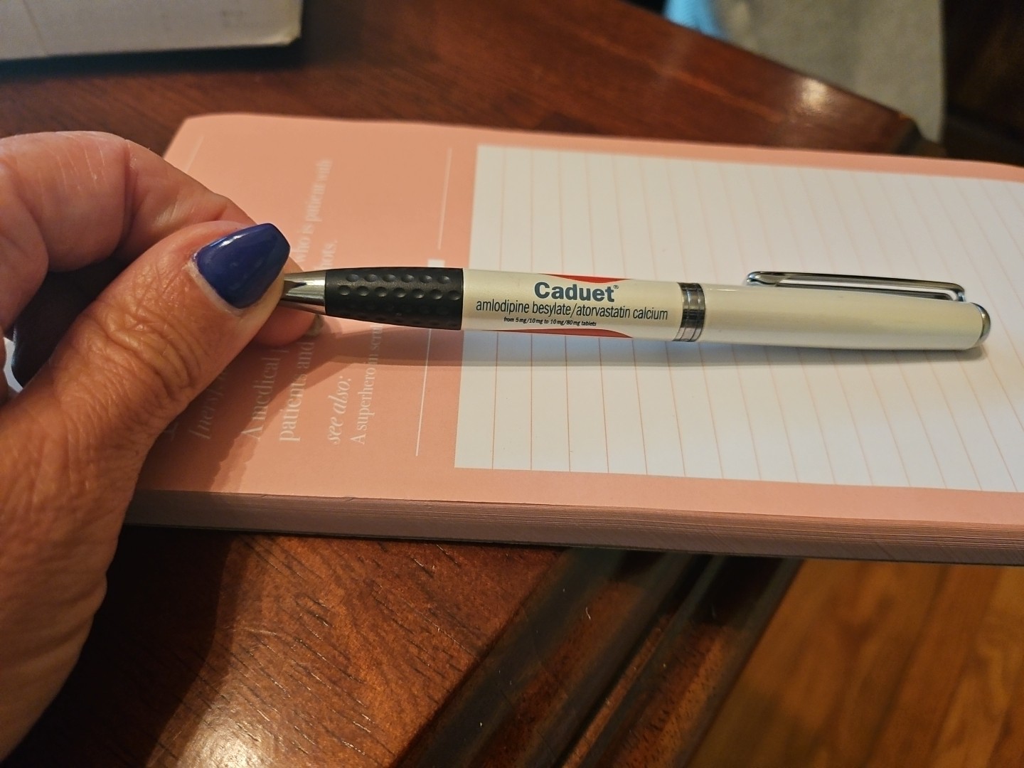 CADUET PHARMACEUTICAL DRUG REP PEN HEAVY METAL