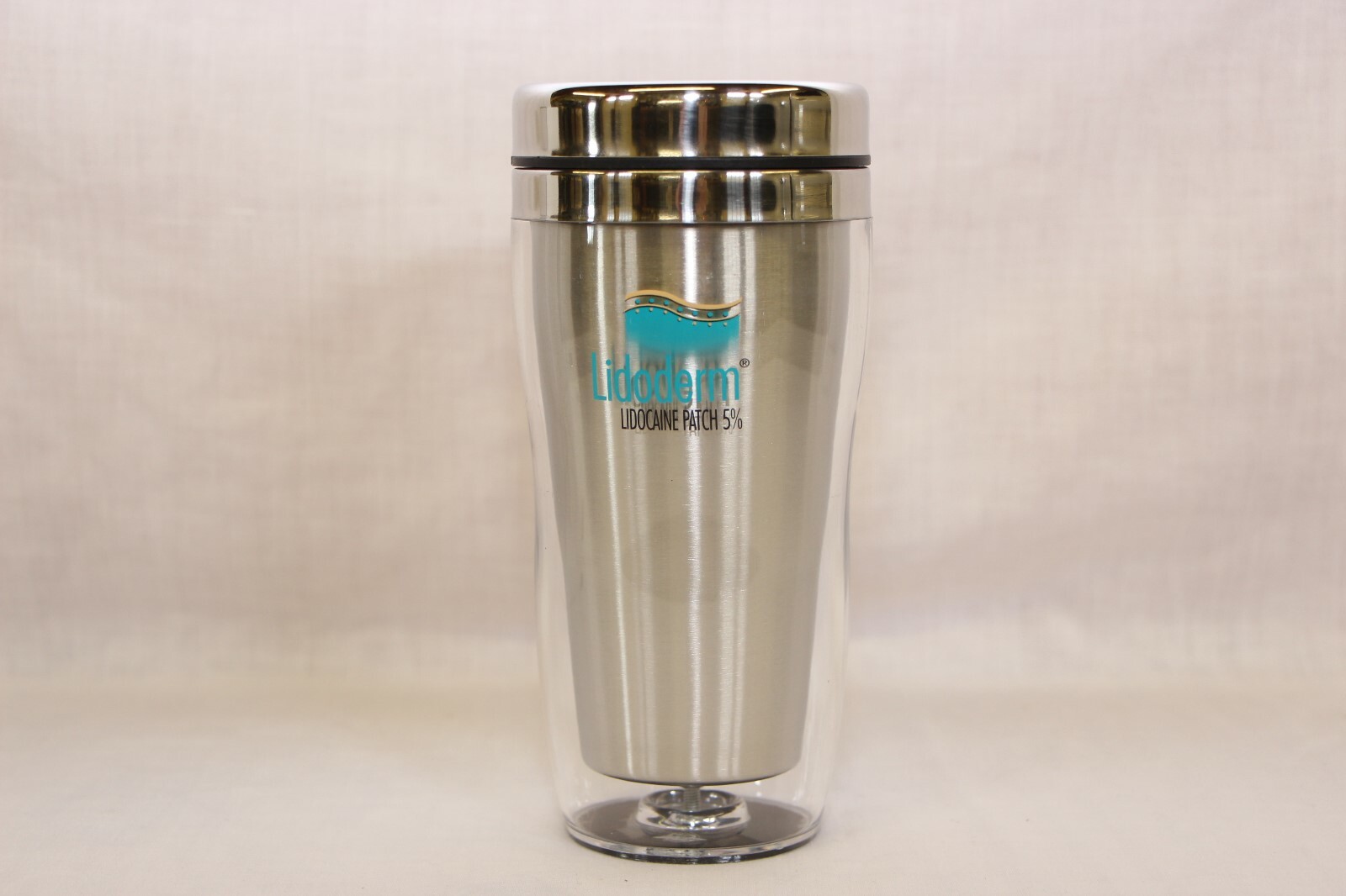 Pharmaceuitcal Drug Rep Insulated Stainless Steel Timbler w/ Lid New in Box