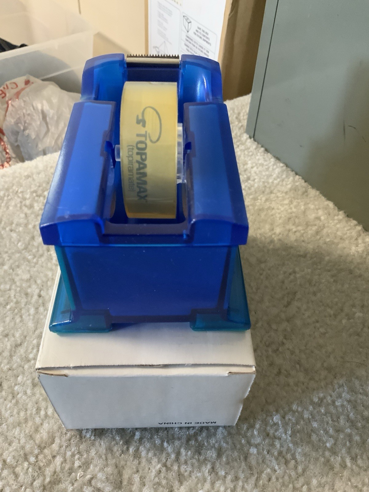 Drug Rep Colorful Clear Tape Dispenser Floating Bottles Rare Brand New