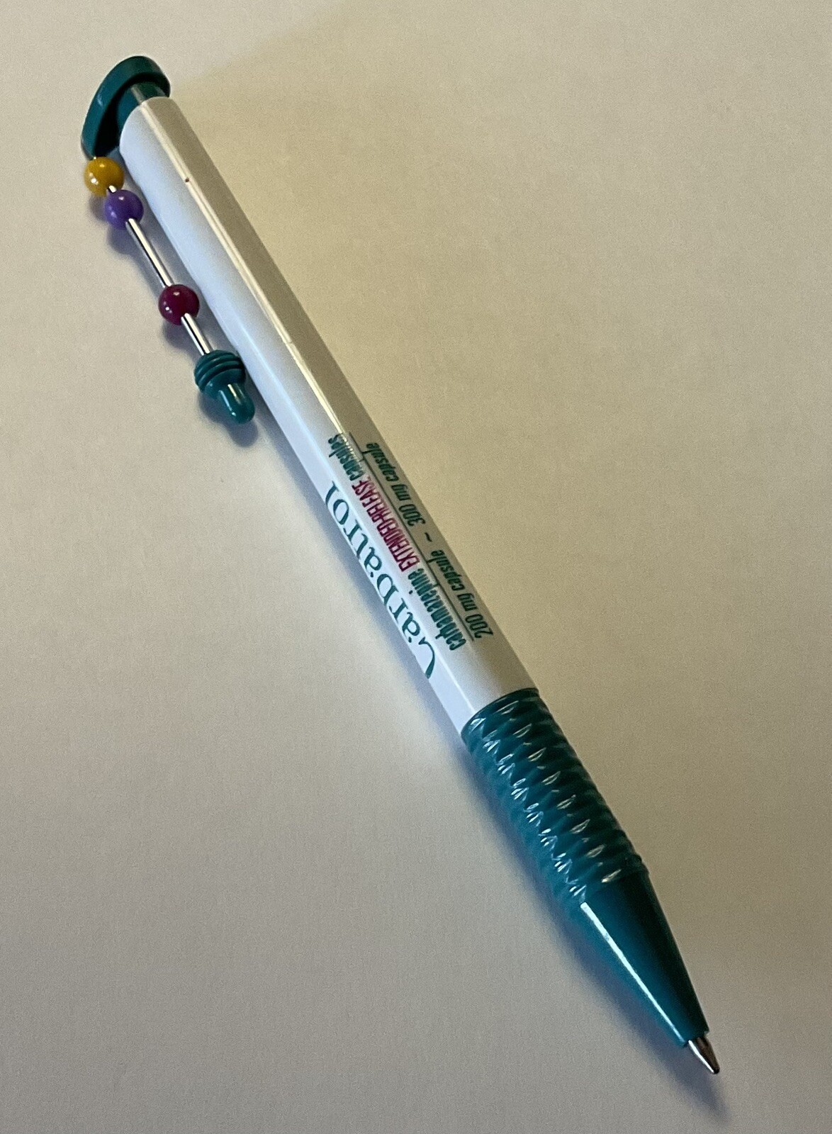 From The Maker Of Adderall, Carbatrol Beaded Pen! Pharmaceutical Collectible.