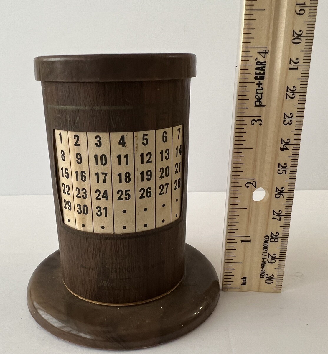 Vintage Talwin Pentazocine Discontinued Drug Advertising Calendar Pencil Holder