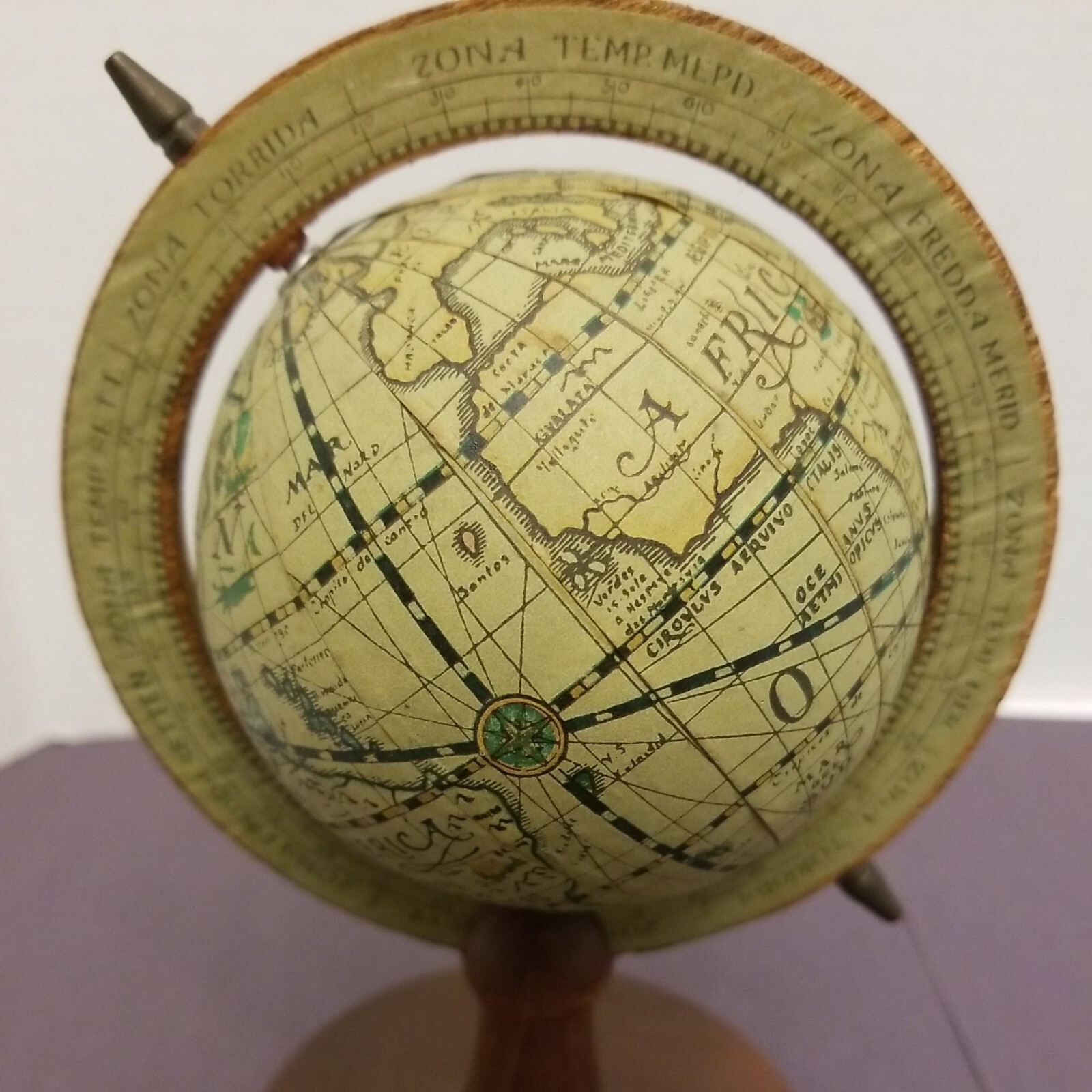 Vintage Surbex-T Pharmaceutical Rep Drug Advertising World Globe Small