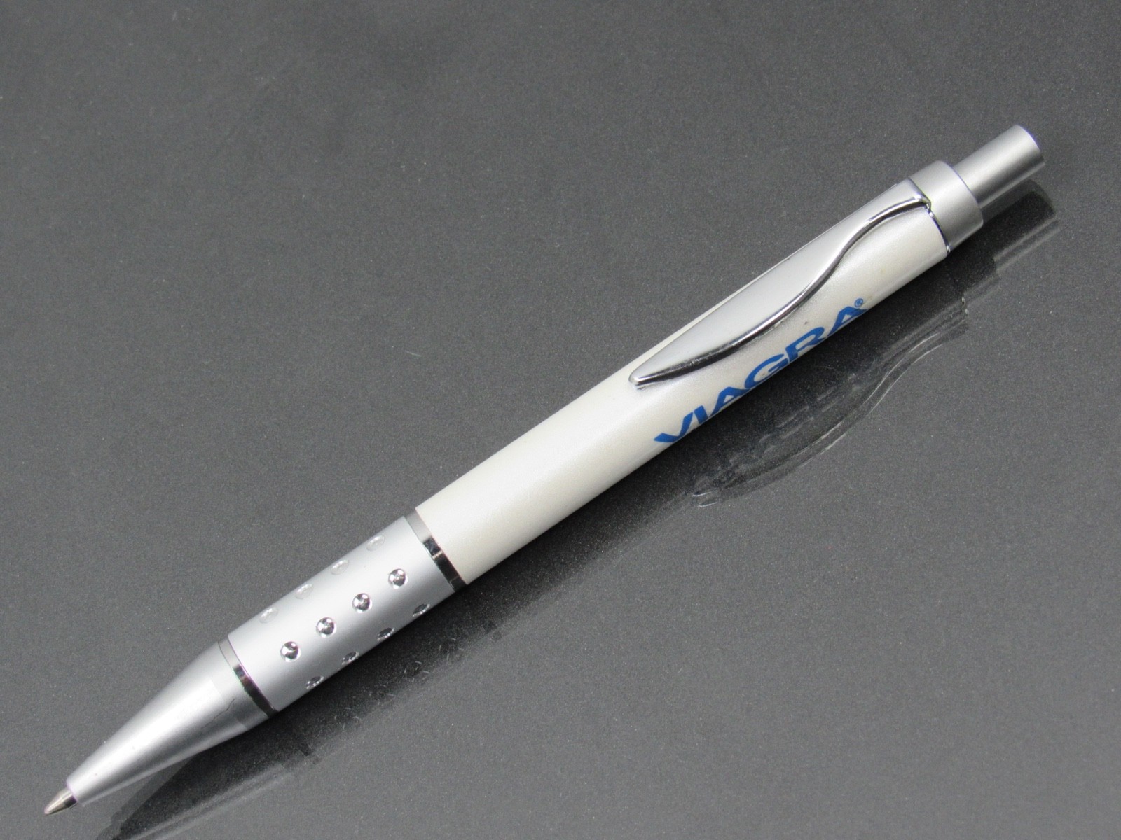 Rare Stunning VIAGRA PEN Drug Rep Pharmaceutical Promo Advertising Metal Plastic