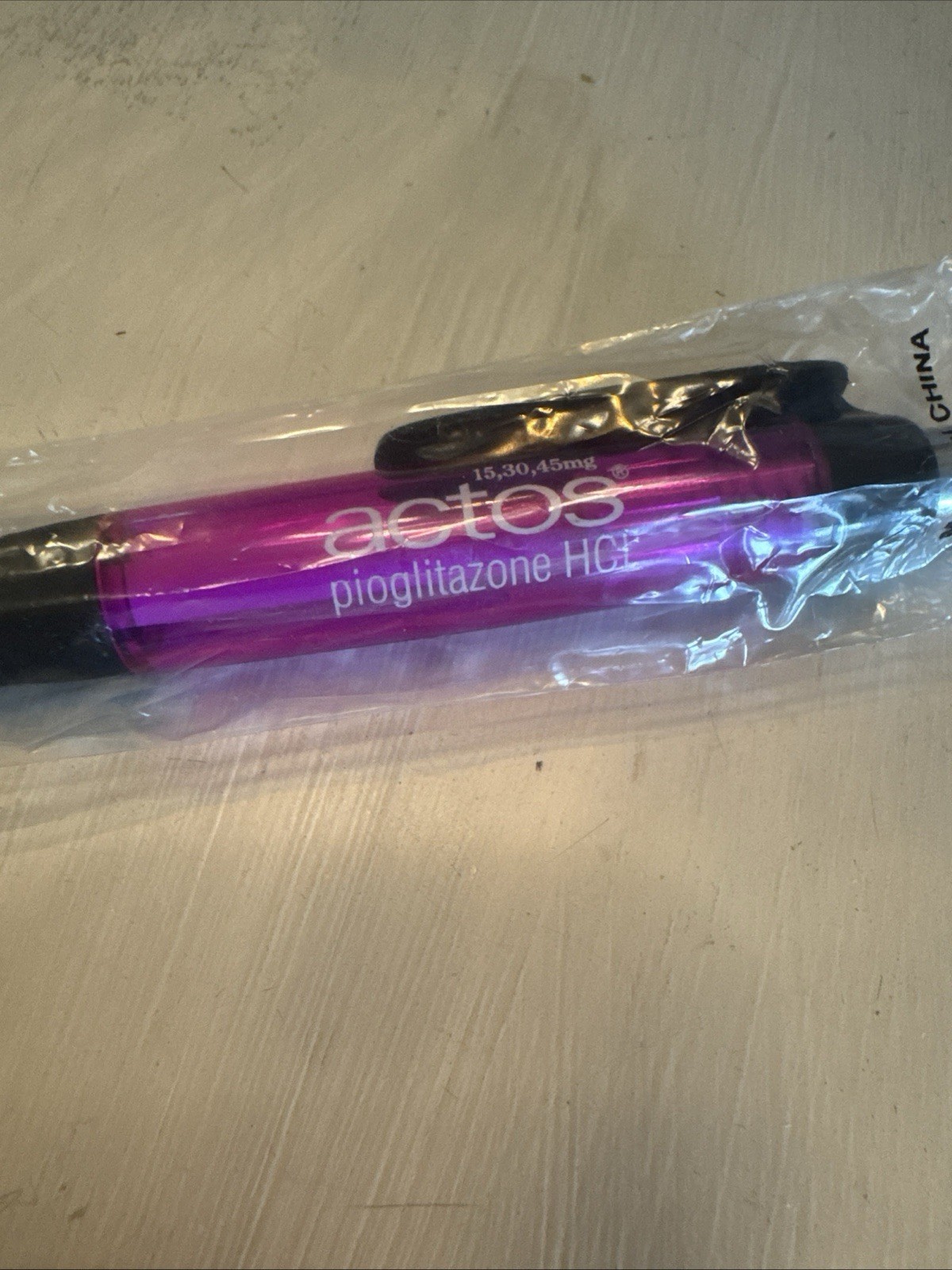 drug rep grip pen Actos pharmaceutical collectible