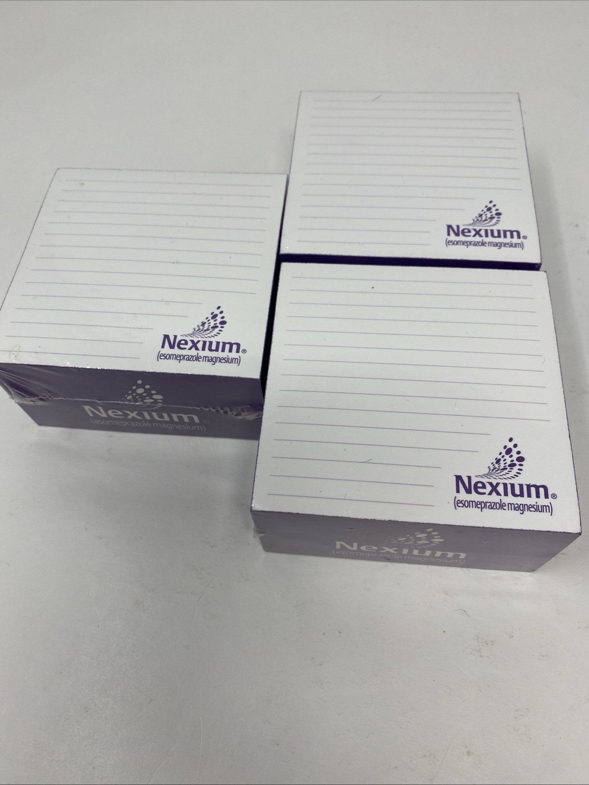 NEXIUM Drug Rep Pharmaceutical Collectible Pens x 3 + 3 Notebooks RARE