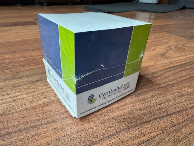 NEW Vintage Cymbalta Note Cube Pad Paper Drug Rep Pharmaceutical