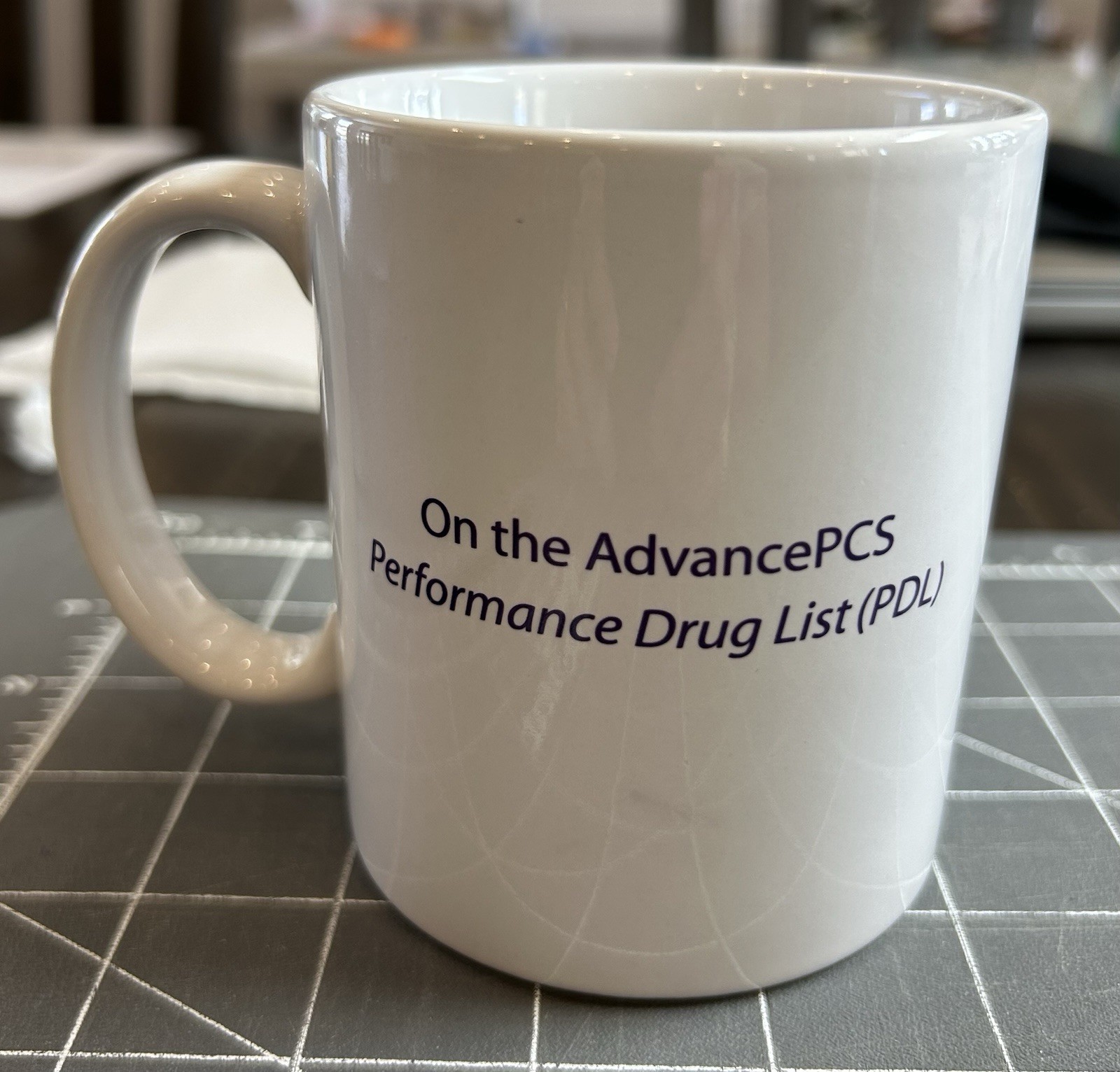 Nexium the Purple Pill AstraZeneca AZ Pharmaceutical Advertising Promotional Mug