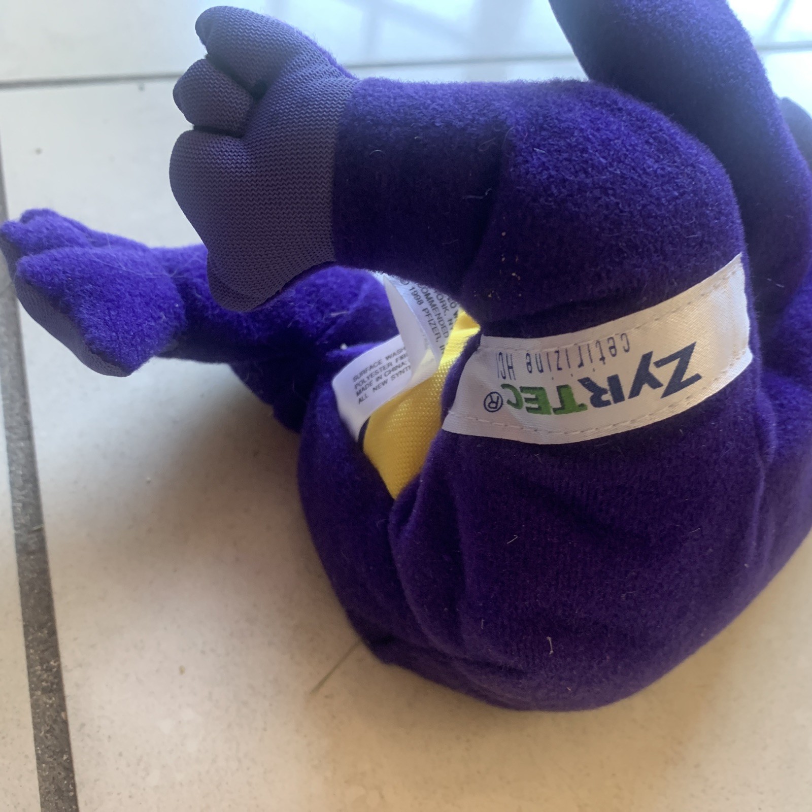 Zyrtec/Pfizer Purple/Green Gorilla Toy Pharma Drug Rep Promo Ad Marketing Vtg