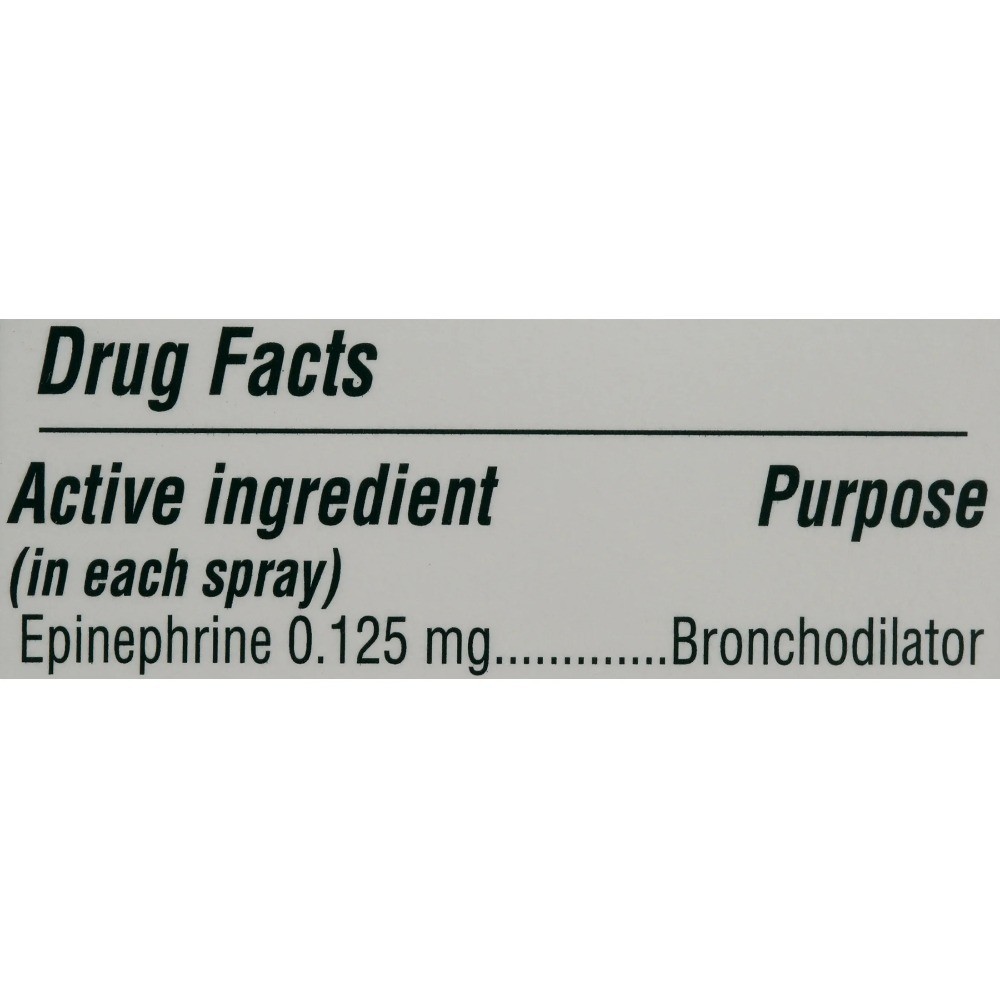Epinephrine Oral Inhalation Aerosol Relief for Breathing Difficulties Emergency