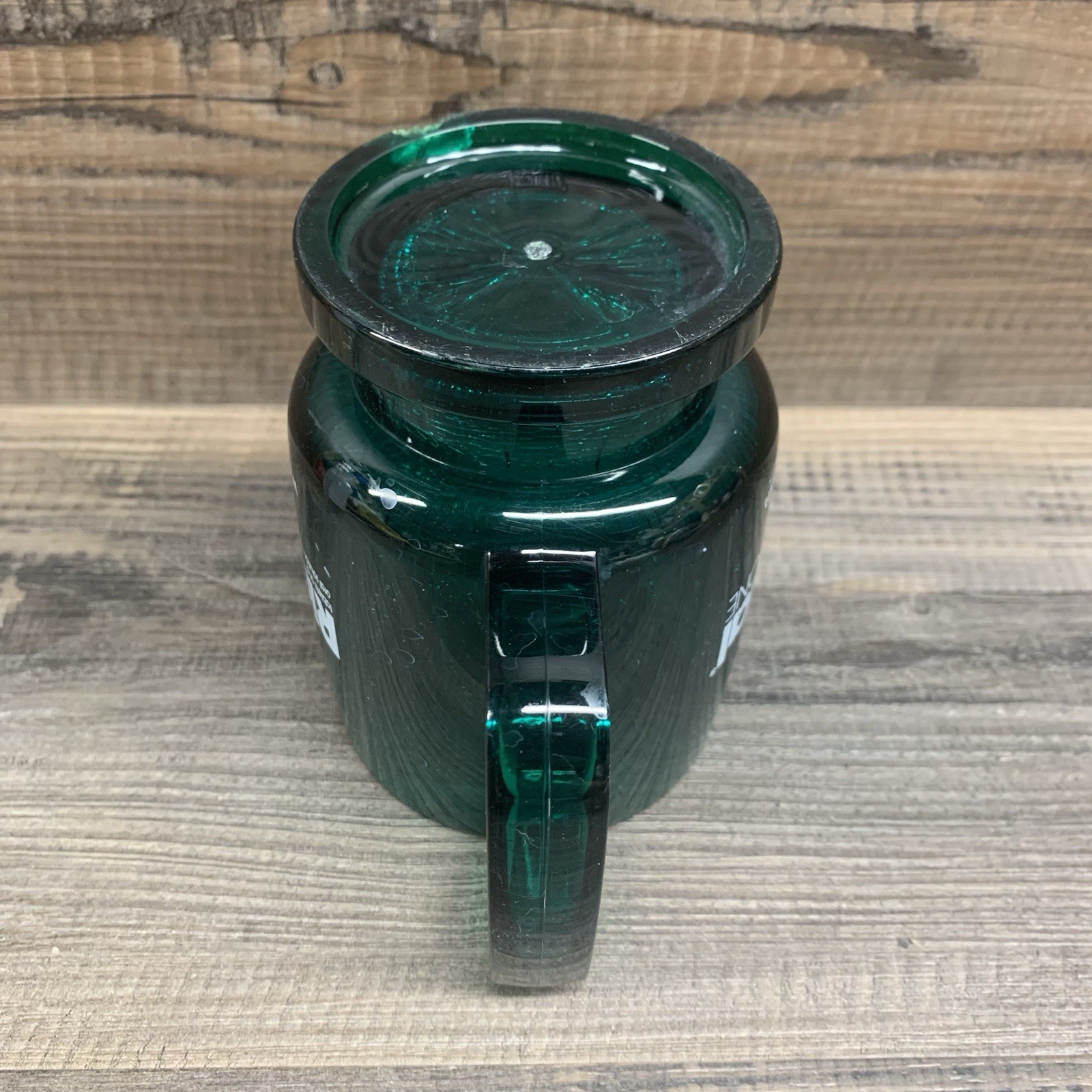 Risperdal Risperidone Drug Rep Hard Plastic Mug Green Coffee Cup VINTAGE