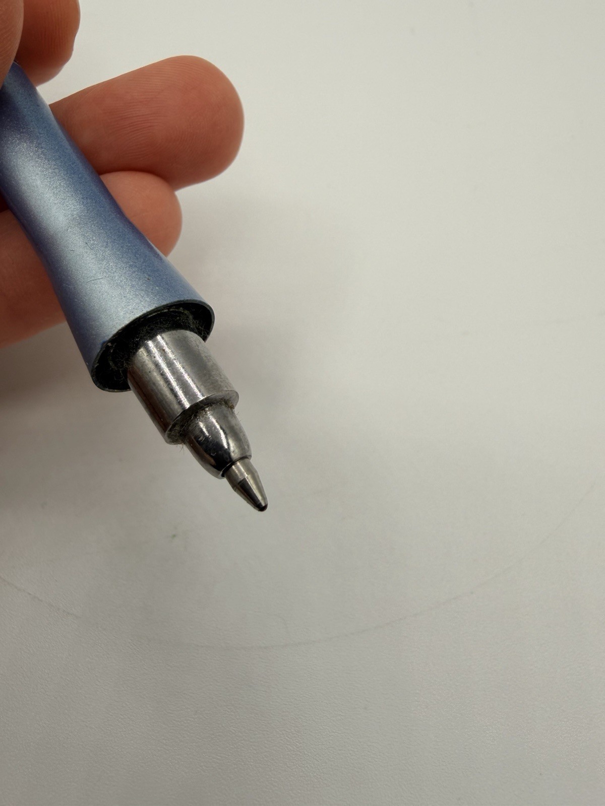 Viagra Metal Twist Pen Drug Rep Black Ink Collectible Works Frosted Blue