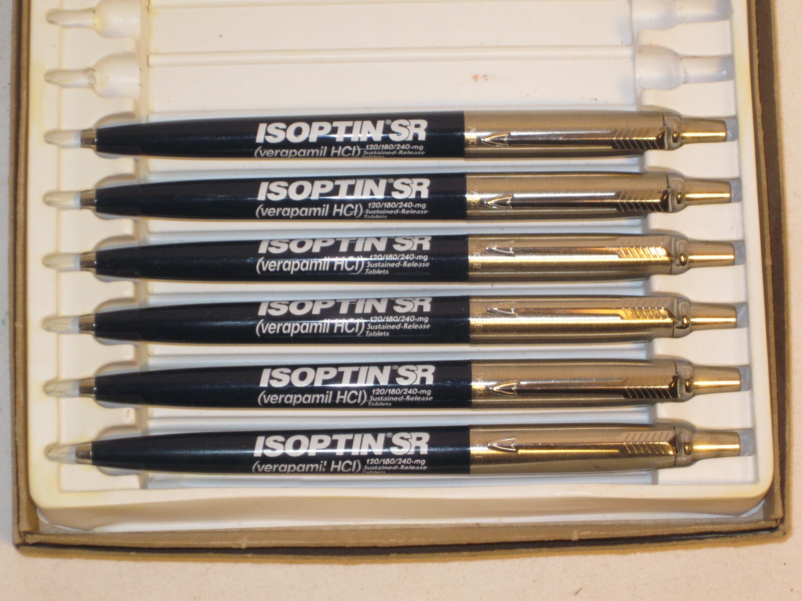 1 vintage Parker U.S.A. arrow pen Pharmaceutical promotional ISOPTIN SR
