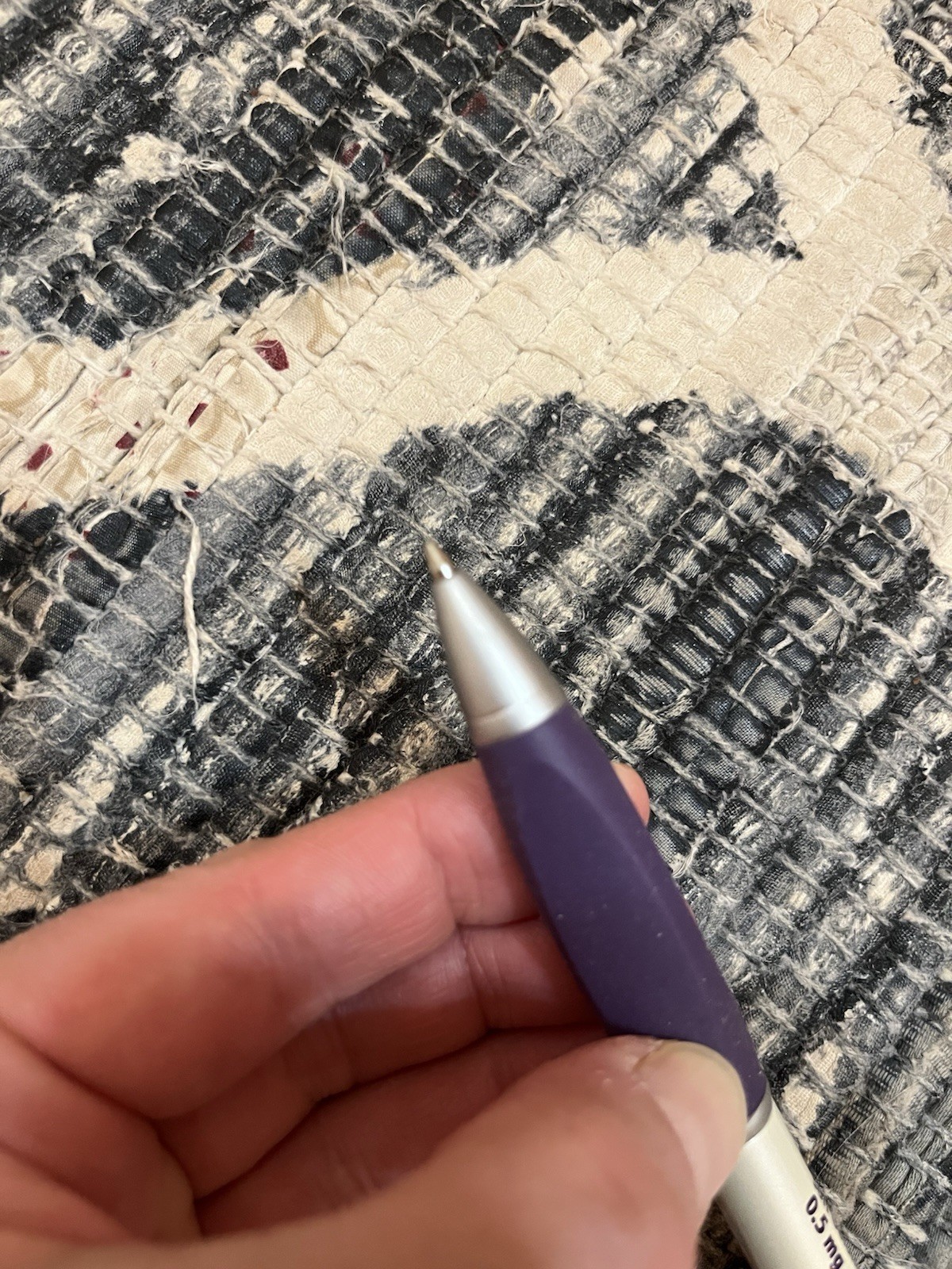 Avodart Purple Grip White Metal Twist Pharmaceutical Drug Pen Advertising NO INK