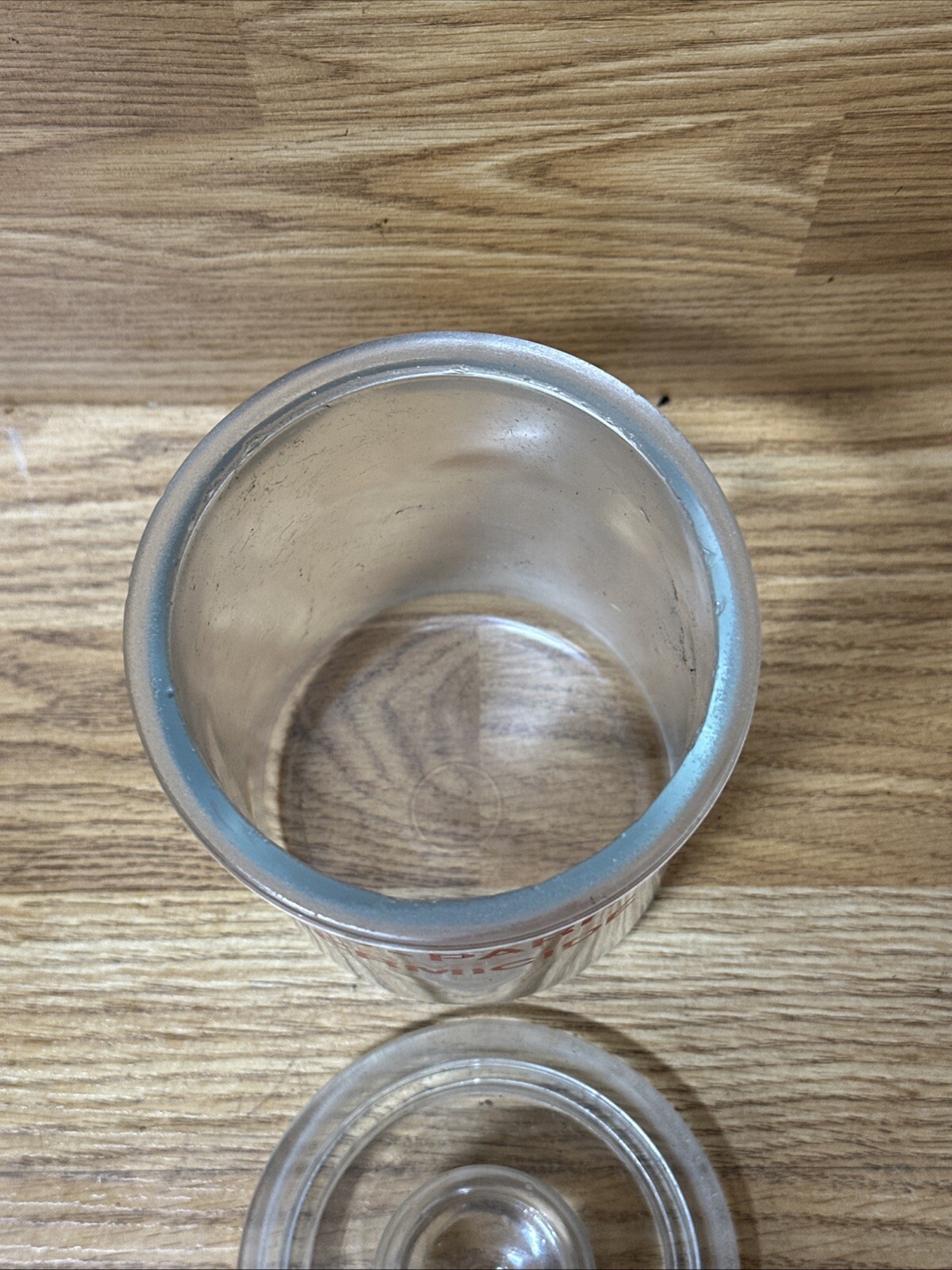Vintage RARE Bard-Parker Germicide Glass Jar Medical 6” Early 1900’s