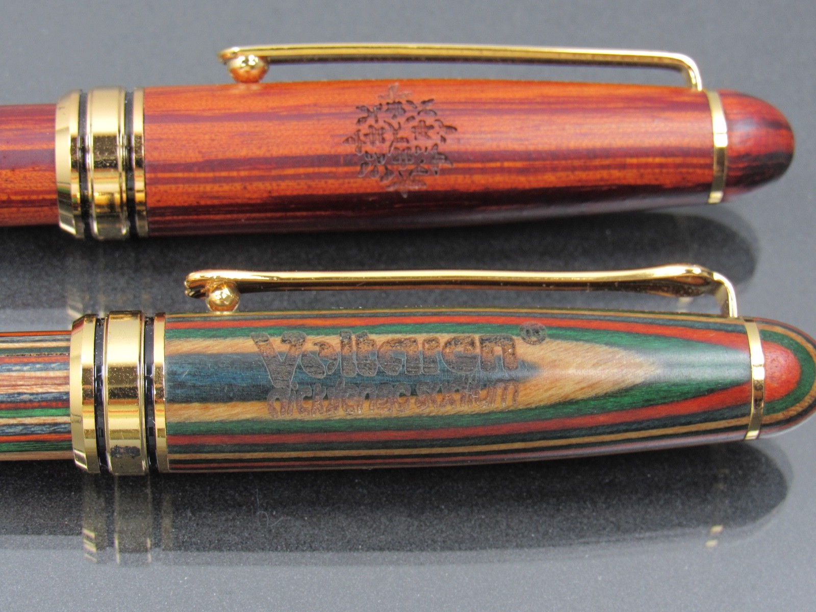 Stained Wooden Voltaren & Estraderm PENCIL & PEN Drug Rep Pharmaceutical RARE