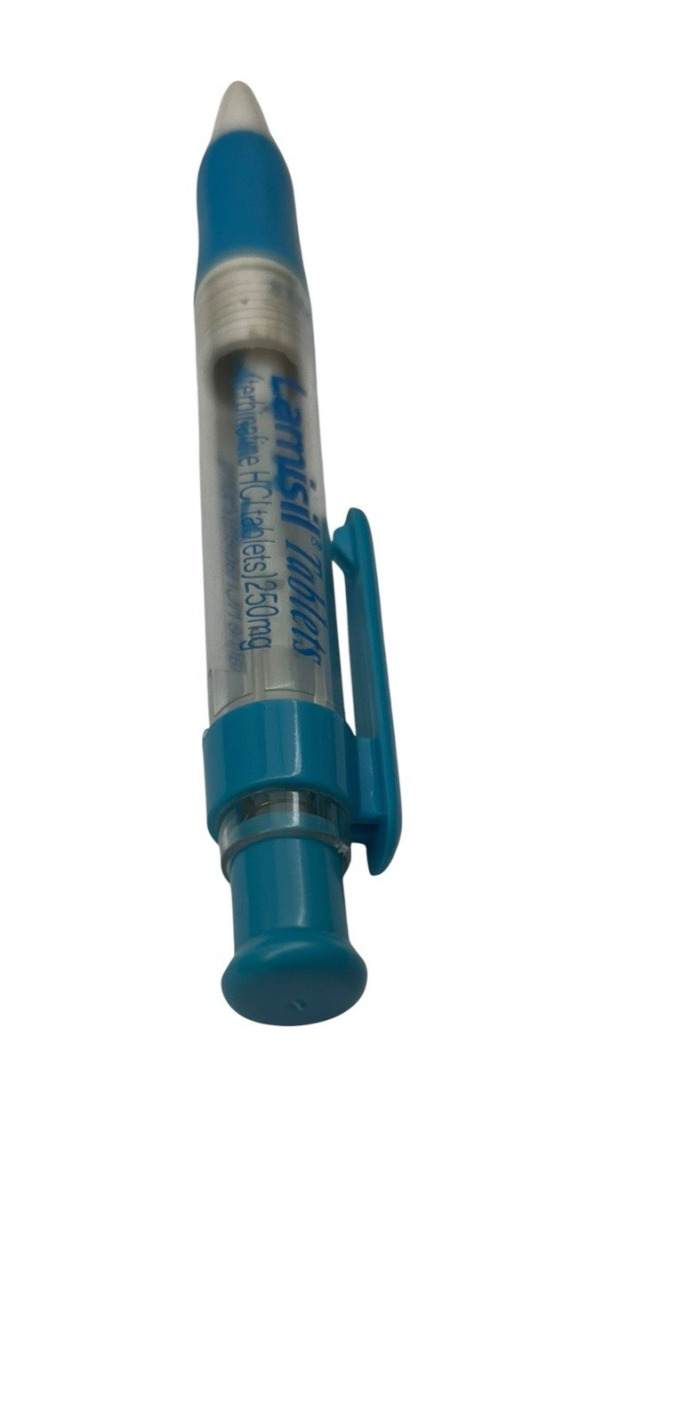 Drug Rep LAMISIL Collectible Push Pen with Internal Feet On Handle RARE Promo