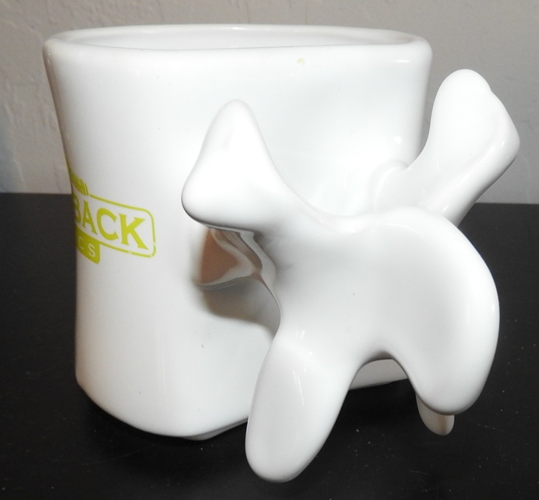 Spine Vertebrae Handle Ceramic Coffee Mug Medical Advertising Great Handle