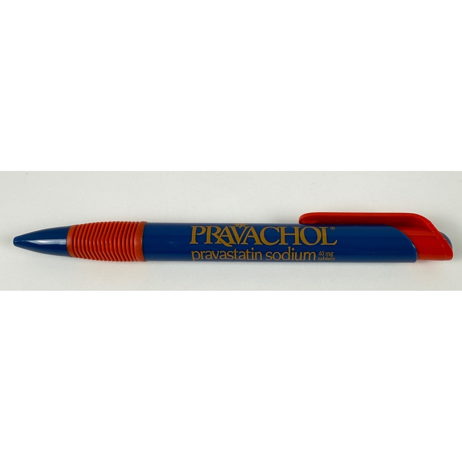 Pravachol Blue Red Pharma Promo Pen Drug Rep Advertising