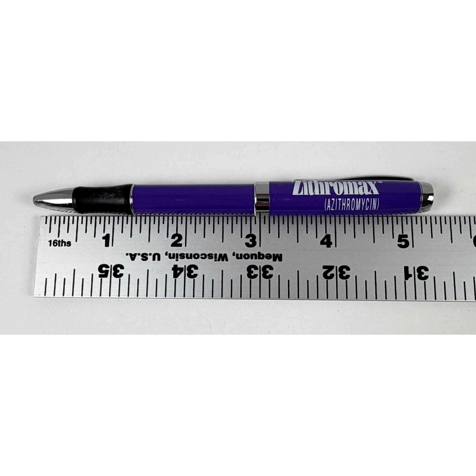 Purple Silver Pharma Promo Pen Drug Rep