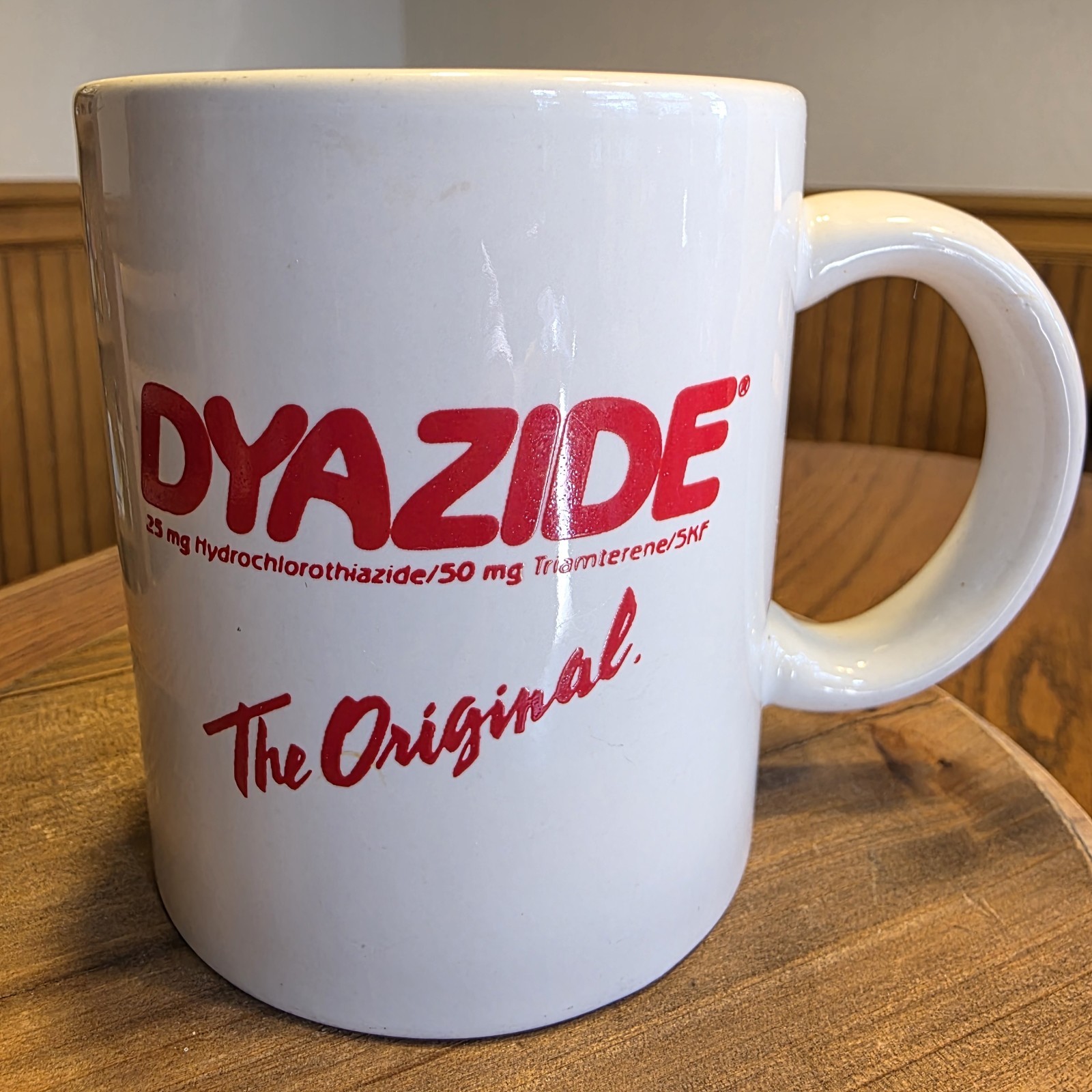 DYAZIDE Ceramic Mug Cup Drug Rep Pharma Promo Medicine Advertising Prop CLEAN