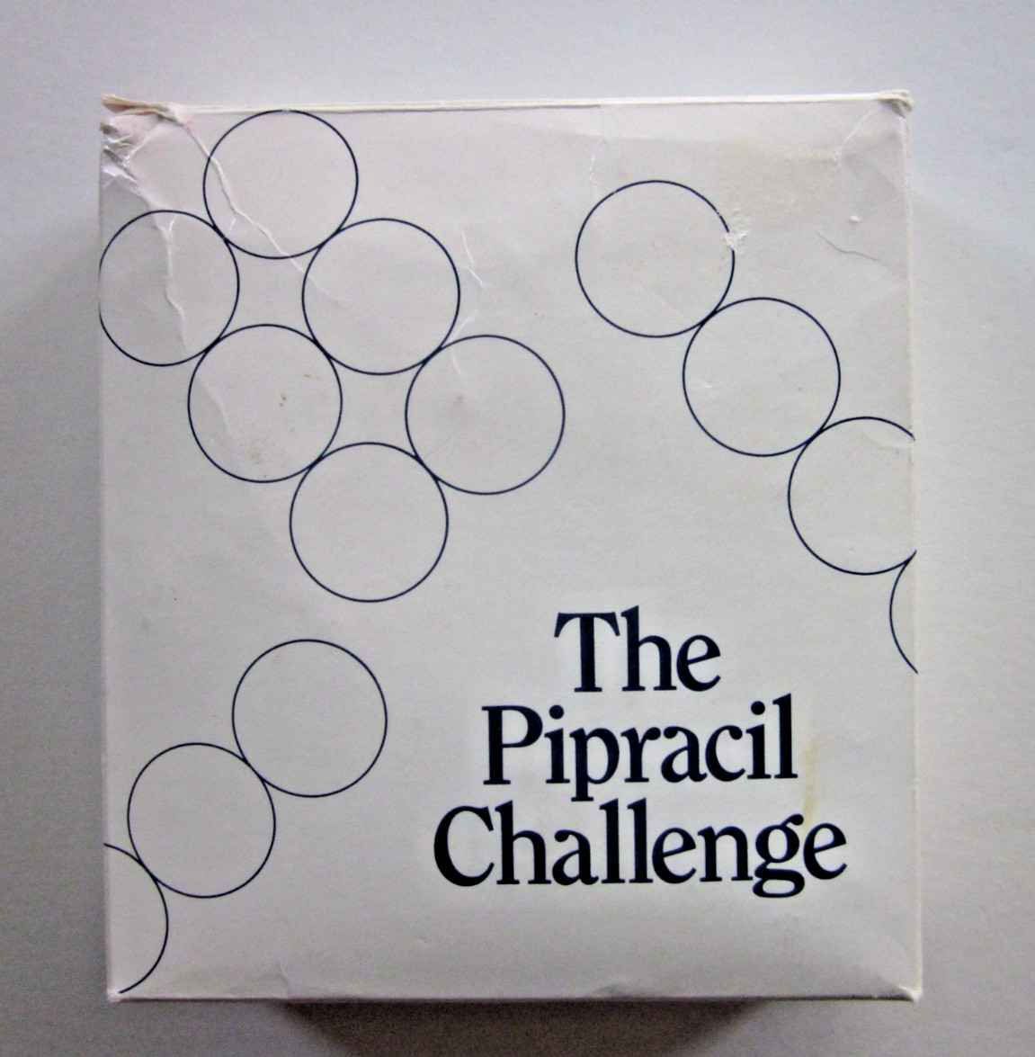 Vtg Medical Advertising Puzzle Stacking Balls Pyramid 1986 Pipracil Challenge