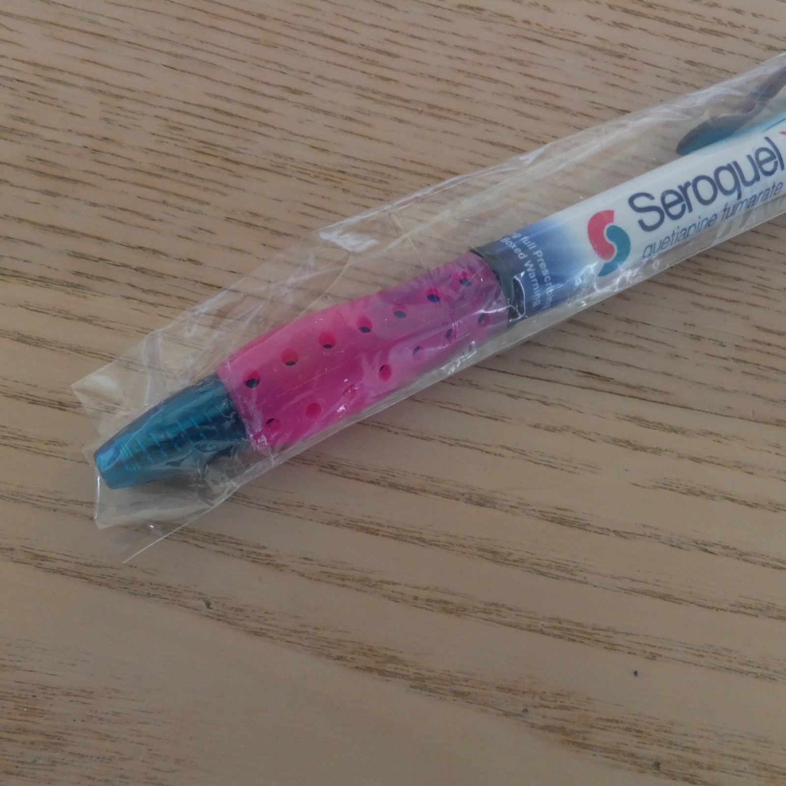 Seroquel XR Pen & Pedometer Drug Rep Pharmaceutical Promo Medical Advertising