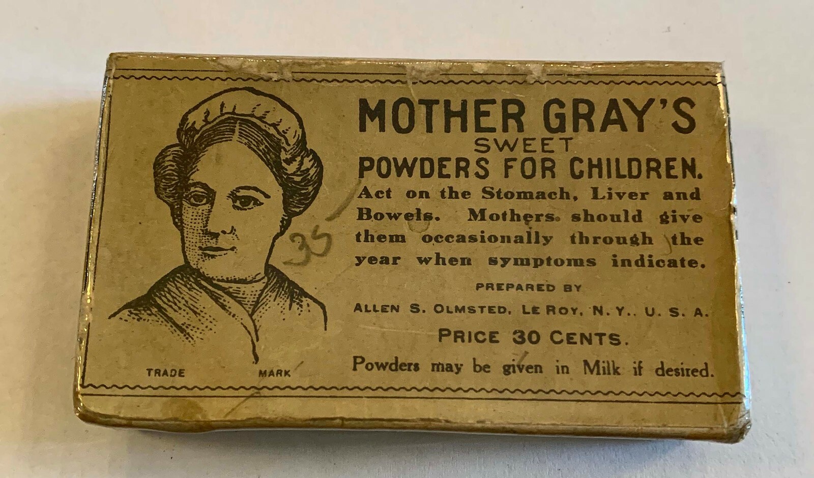 Vintage Advertising MOTHER GRAY’S POWDER FOR CHILDREN