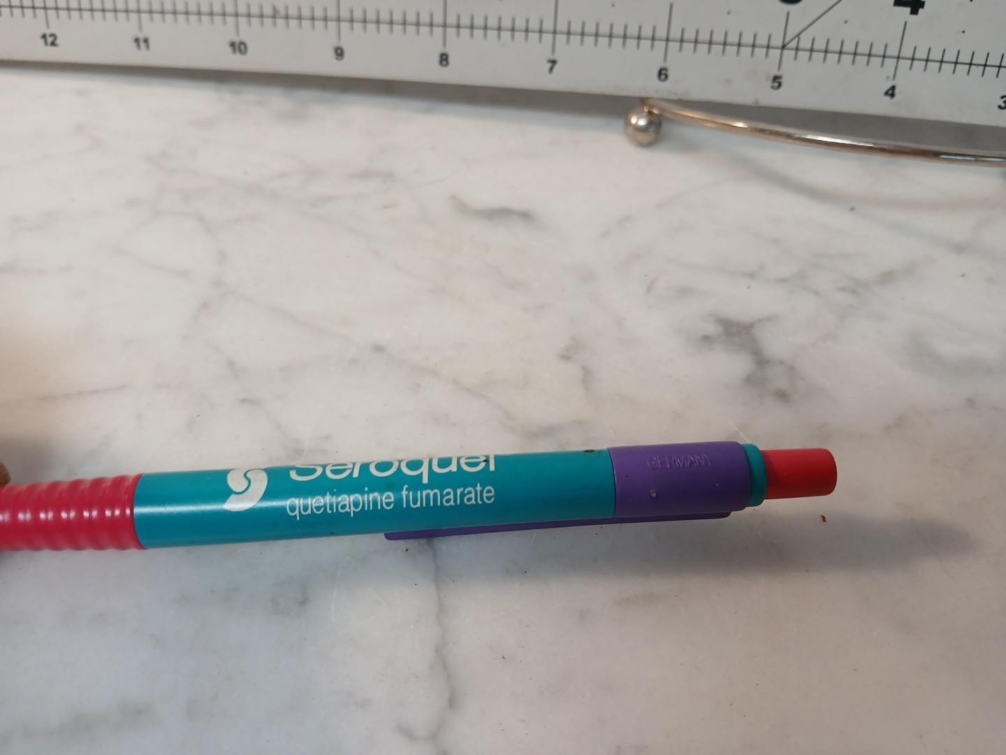 Vintage 90s Seroquel Pen Drug Rep Pharmaceutical Promo Medical Advertising
