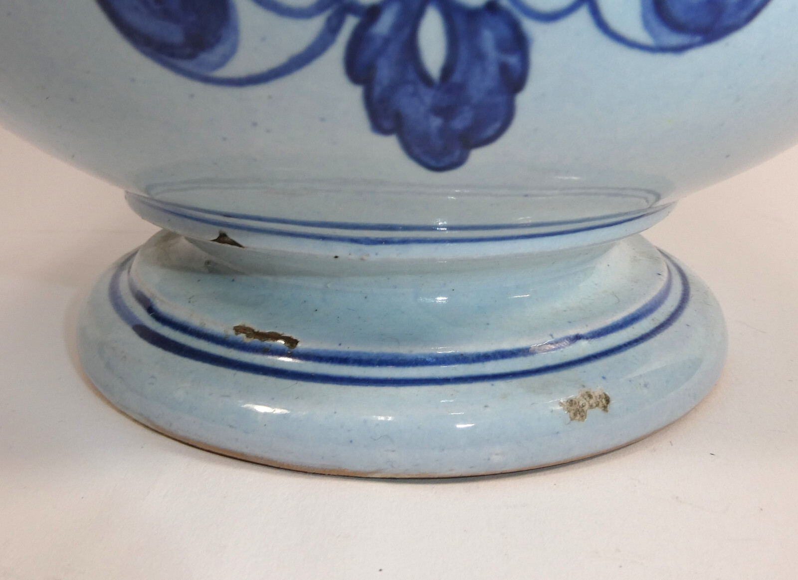 Faience Pharmacy Vessel Early 19th Century A-9
