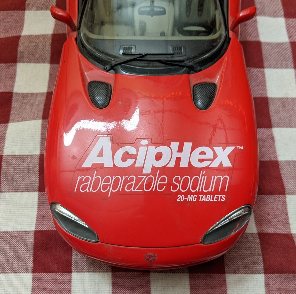 Dodge Viper RT/10 ACIPHEX USA Bburago 1:18 Die Cast Burago Pharma Advertising