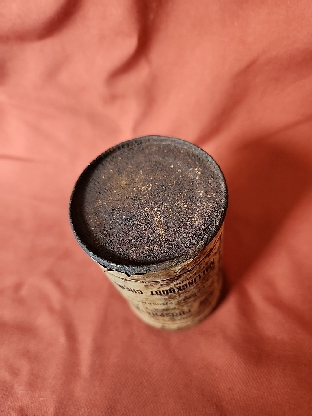 Mallinckrodt Chemical Works Iron Phosphate Scales Vintage Pharmaceutical Tin