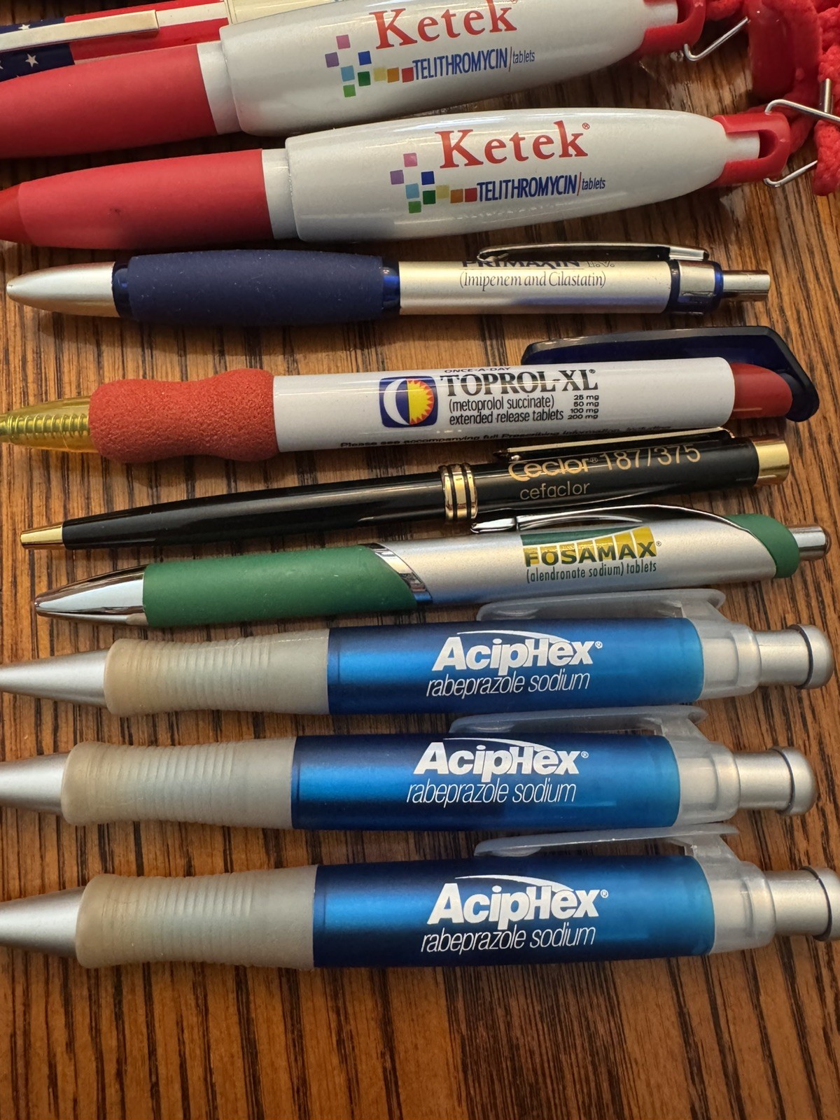 Vintage Pharmaceutical Drug Rep Pens Lot of 26 Levitra, Allegra, Mobic & More