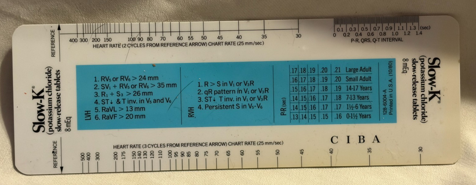 Lot of 5 Pharmaceutical Drug Rulers – Slow-K – NDM – Asbron – Vistaril