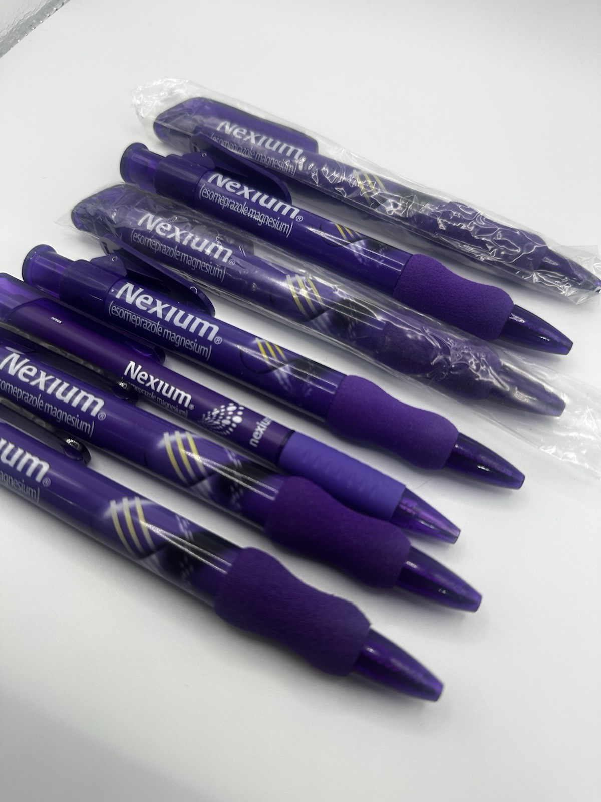 Pharmaceutical Nexium Drug Rep Pens Purple Lot Of 7