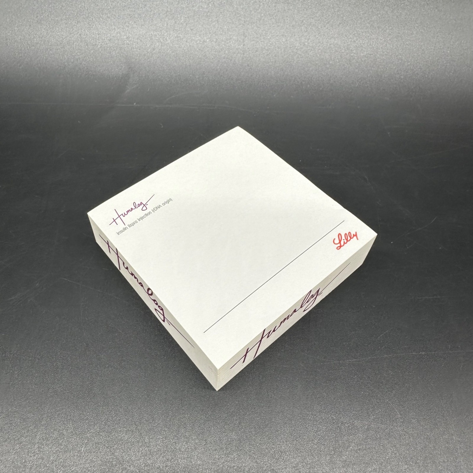 Humalog Sticky Notes Lilly Pharmaceutical Rep Promo Pad Advertising Merch