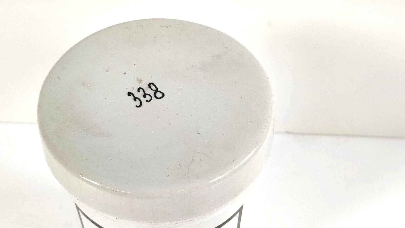 DITMAR-URBACH Czeshoslovakia Glazed Ceramic Apothecary Jar, ICHTHYOLUM, 1930’s