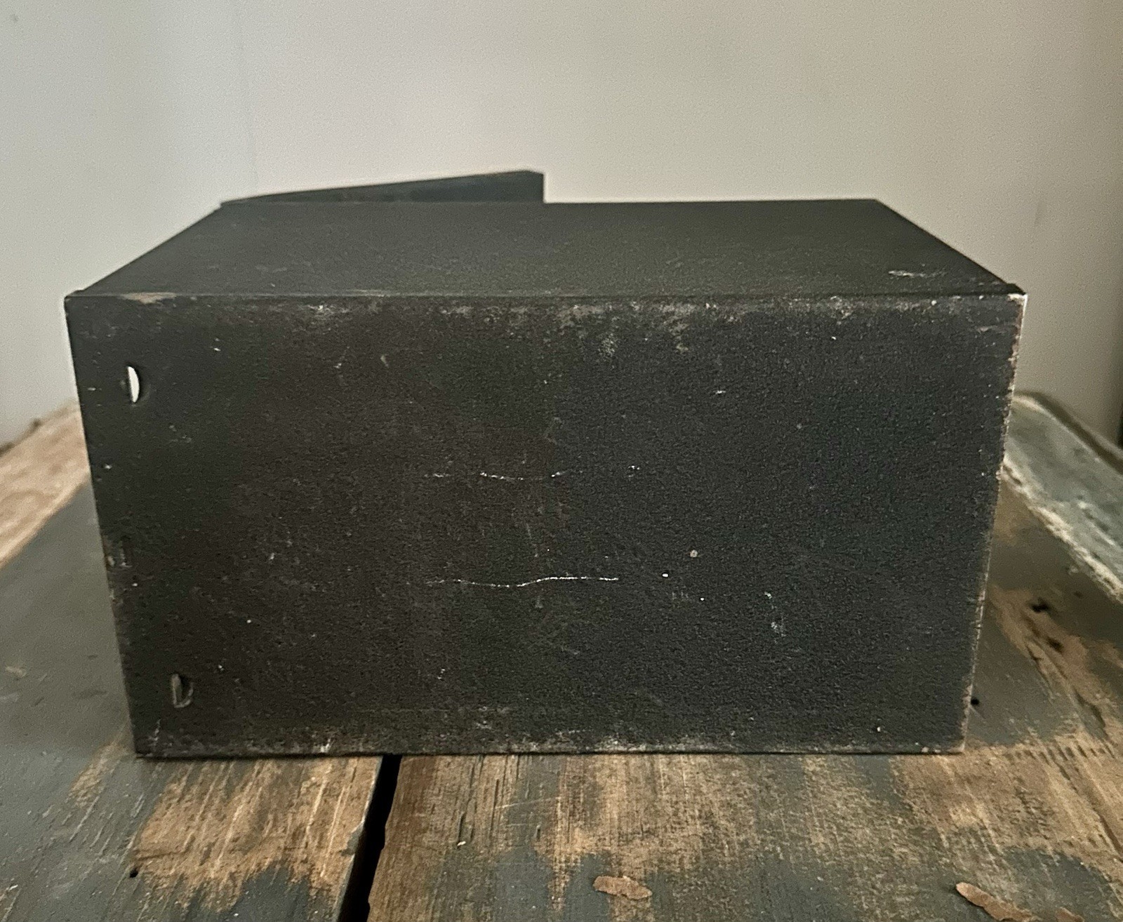 Vintage Prescription Record Metal File Box Great Industrial Decor