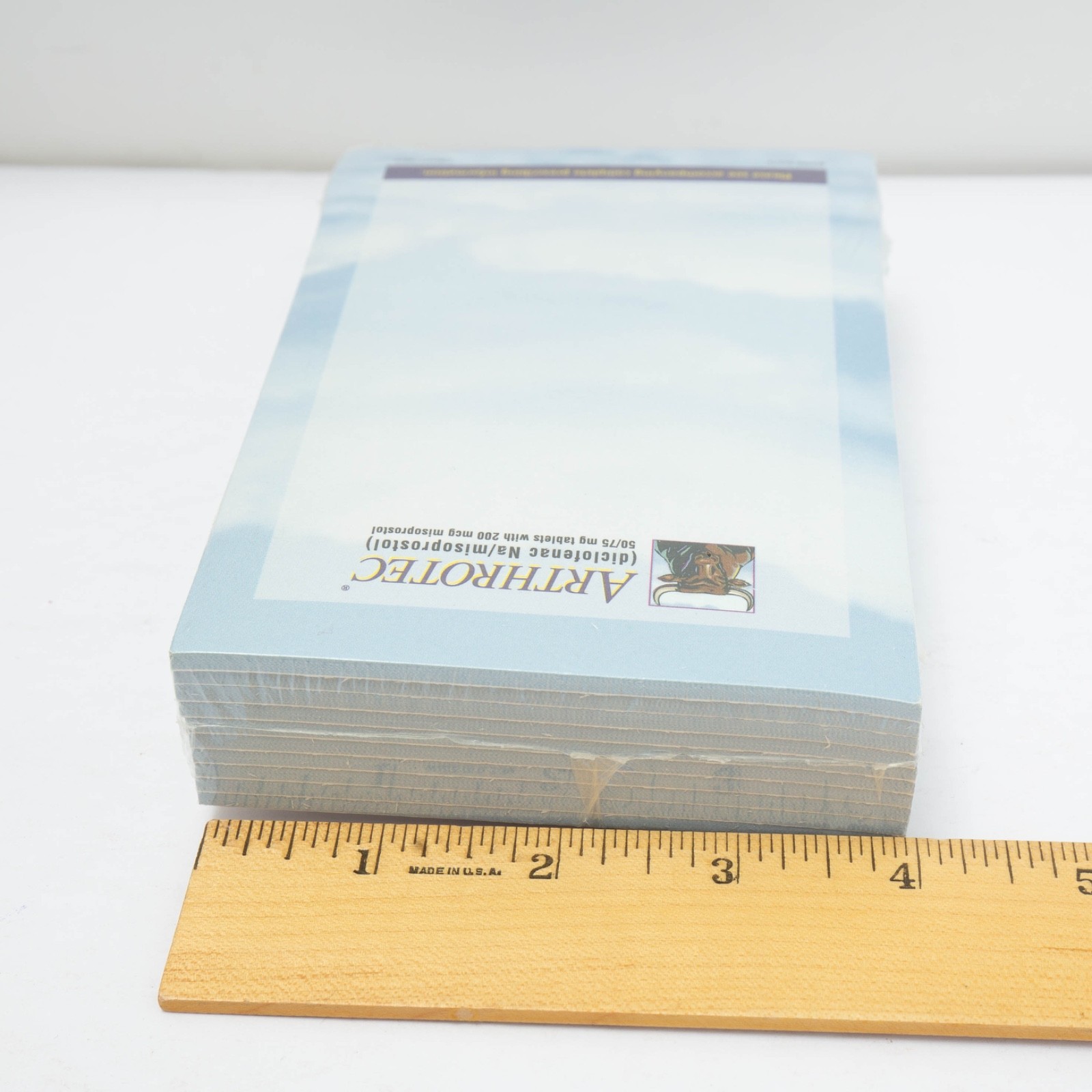 Vtg 2000 Arthrotec Note Pad Pharma Advertising Rep Logo New Sealed Searle Pads