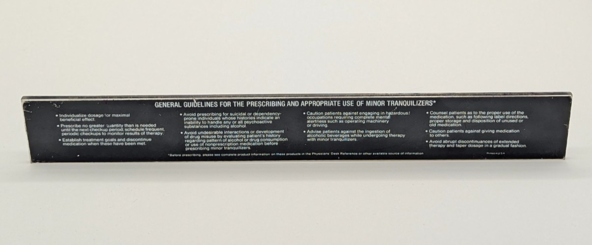 Vintage Roche Pharmaceutical Advertising Ruler – 1970s Promo Collectible
