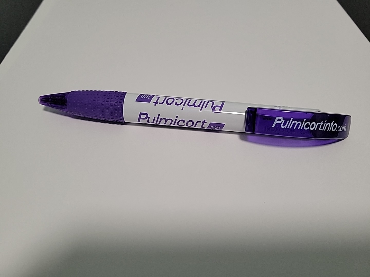 Pulmicort Tubuhaler Drug Rep Pharmaceutical Medical Ad Pen Purple ,white