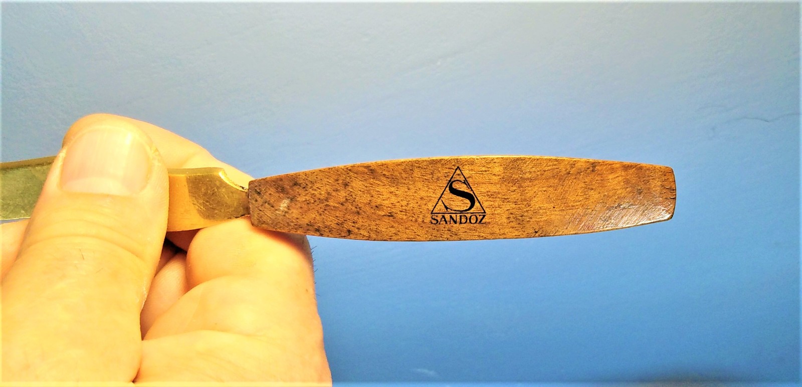 Vintage Berellgal SANDOZ letter opener knife LSD pharmacy Switzerland extra rare