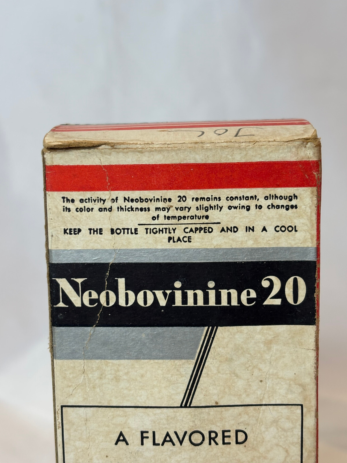 Vtg Neobovinine 20 Liver Concentrate Preparation Bottles With a Box