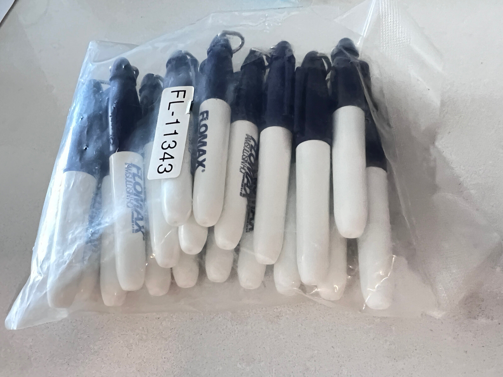 20 New Drug Rep Pens/marker Flomax plastic, Multi Color in blue. Collectible