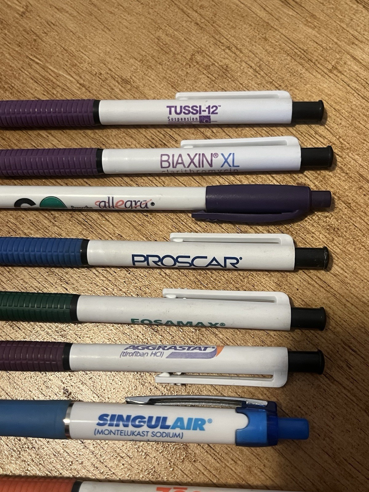 Pharmaceutical Advertising Drug Rep Papermate Pen Lot Of 9 – Works