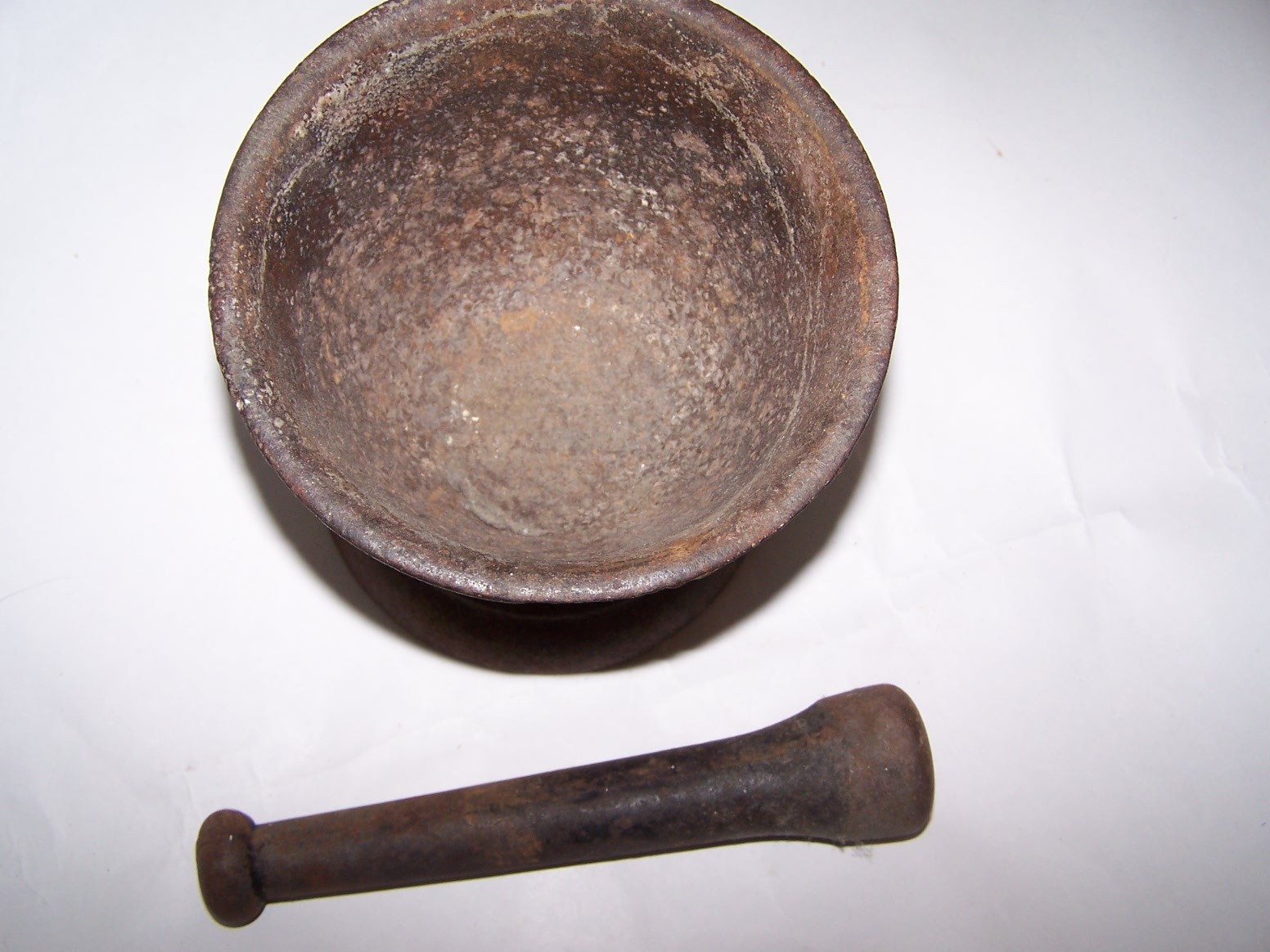Pharmacy Mortar Pestle Antique Advertising Drug Store USA Cast Iron