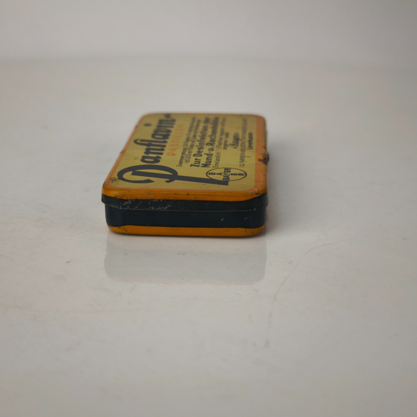 Antique German Panflavin Pastilen BAEYR Medical Empty Tin Box c.1930 #6084