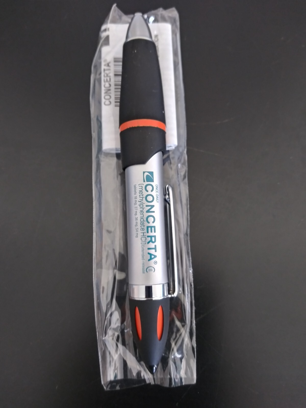 Concerta Heavy Metal Pen. Pharmaceutical collectibles