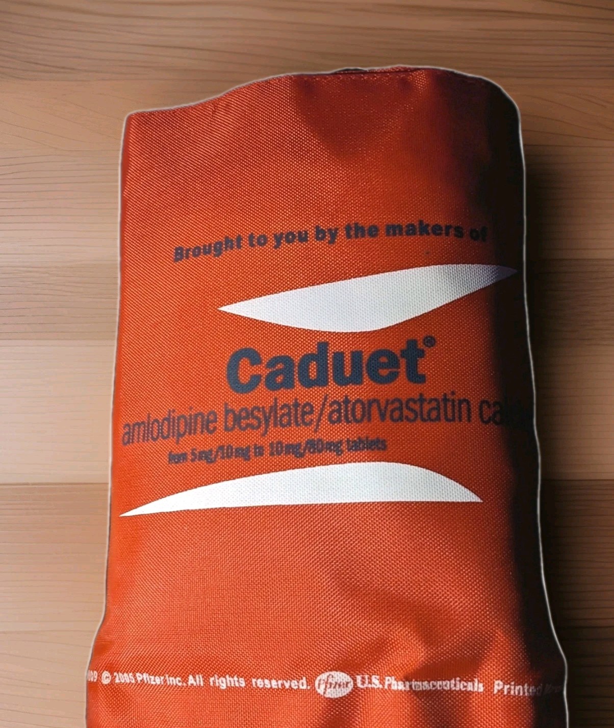 Vtg Pfizer Pharmaceuticals Caduet Drug Rep Promo Blood Pressure Cuff NOS 2005